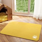 Absorbent Pet Feeding Mat Dog Cat Food Water Bowl Placemat Quick Dry UK