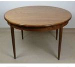 VINTAGE G PLAN ROUND TEAK DINING TABLE