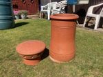 18 inch Clay Chimney Pot with Cowl