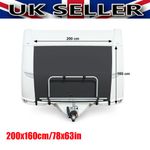Heavy Duty Caravan Front Towing Cover Waterproof Protective Universal 78x63in
