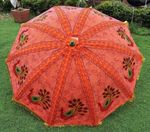 Garden Patio Embroidered Outdoor Indian Sun Parasol Hippie Beach Umbrella 72"