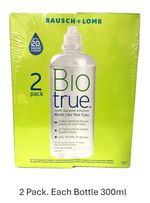 Bausch & Lomb Bio True Contact Lens Solution 3 Month Pack 2x300ml - Exp 10/2027
