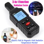 Digital EMF Meter LCD Electromagnetic Field Radiation Detector Counter UK