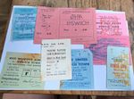 IPSWICH TOWN AWAY TICKET STUBS 1960'S/70's  X  8