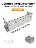 Adjustable Notched Tile Spreader. Sliding Tile Comb. Expands From 30cm to 60cm.