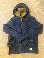 Superdry Vintage Y2K rare knit jumper Navy Size S
