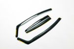 FRONT REAR 4PCS WIND RAIN TINTED DEFLECTORS WINDOW SHEILD FOR TOYOTA PRIUS IE26