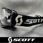MOTOCROSS MX GOGGLES - Scott Fury Race Ready Motocross Goggles Grey Black