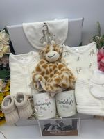 Safari Themed Baby Hamper Gift Set Baby Shower Gift for Boy Girl