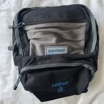 Karrimor Kalahari 35 Green/Black Pannier Used In Good Condition with Rain Cover 