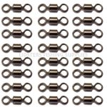 ROLLING BARREL FISHING SWIVELS SIZE 2/0 1/0 1 2 4 6 8 10 SEA Carp Fishing Tackle