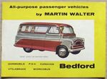 BEDFORD MARTIN WALTER Passenger Vehicles Sales Brochure Apr 1959 #B731/4/59