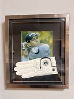 Framed Sergio Garcia Glove And Photo