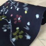 Vintage Japanese Textile Aizome Indigo Blue Kasuri Fabric Scrap 34×140cm G53508