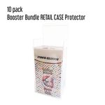 10 PACK - Booster Bundle Retail Case Protector 0.7mm Premium Protective Display