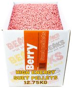 Wild Berry premium suet fat pellets high energy wild bird garden feeding 12.75kg