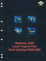 $6.25 Scott Value - 2006 MALDIVES Fish Indian Ocean Tropical CV MNH NH UMM