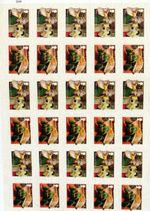 Royal Mail Aardman Wallace and Gromit 1st Class Stamps Sheet 30 Face Value £54