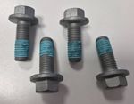 Genuine BMW Set of 4 Brake Caliper Carrier Bracket Bolts M12 x 32  - 34206850536
