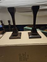 Vintage Oak candlesticks