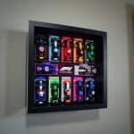 Display frame for Lego ® Formula One Minifigures F1  Series Race Cars 71049 27cm