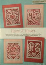 Cross Stitch Chart - Heart Cards