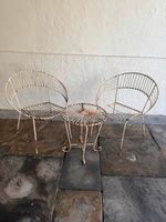 Antique French Wrought Iron Garden Furniture