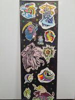 Original Pork Chopped & Painted Tattoo Flash by Horivato 29x10