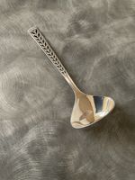 SOLID SILVER HALLMARKED CREAM/SAUCE LADLE NILS HANSEN CIRCA 1950