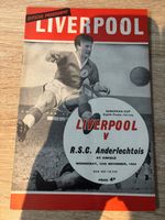 1964/65 Liverpool vs Anderlecht Programme VGC