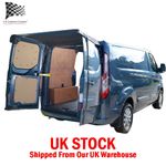FORD TRANSIT CUSTOM BARN DOORS AWNING COVER TAILORED (2013 ON) BLACK 514