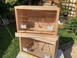 Breeding Box 22,” x 15” x 12” Fully Framed Quality Hardwood Ply 2 Doors 2 Flaps