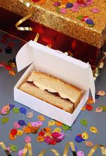 Brilliant White Single Slice • Wedding • Party Cake Boxes • Favour / Treat Boxes