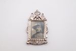Antique Sterling Silver Miniature Photograph Frame Hallmarked Birmingham 1899