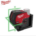 Milwaukee 3622 M12 Green Cross Line and Plumb Points Laser
