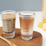 30ml Cocktail Shot Glass Bar Jiggar Measuring Drink Spirit Cup With Scale Mixer 