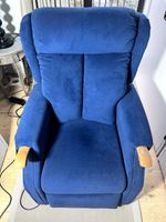 Careflex Dartington Dual Motor Reclining Chair Excellent Condition Blue
