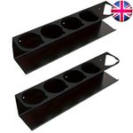2 Pack Holds 5 Cans Aerosol Can Holder Spray Paint Can Holder for Home Garage