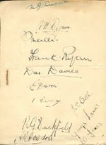 1930s group of glamorgan cricket autographs !
