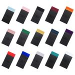 DQT Plain Satin Solid Casual Formal Wedding Pre-Folded Pocket Square Fold