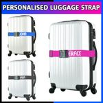 Personalised Luggage Strap Safety Travel Suitcase Belt Baggage Straps With Lock