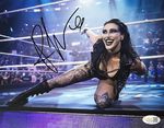 JSA  Witnessed Autographed Rhea Ripley 8x10 Promo Hand Signed Pro Wrestling