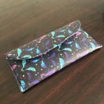 Handmade, Vegan Leather, Vinyl, Glasses Case, Bats, Moon, Stars, Vampire, Cozy