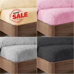 Extra Deep Teddy Bear Fleece Fitted Sheet Sherpa Winter Warm Single Double King