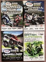 Cadwell  Park BSB Programmes 2013 2014 2016 2017