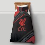 Liverpool FC Single Duvet Reversible Pillow Case Dark Rayz Official Licensed