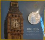 The Royal Mint Big Ben2015 UK £100 Fine Silver Coin  - Sealed