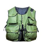 New Falconry and Hunting Waistcoat, Vest Olive Green, (All Sizes) Fully Adjust