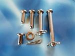 Clevis Pins Metric mm M6  M8 M10 Stainless Steel R-Clips Washers 10mm to 70mm x2