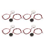 8Pcs DC 3V 12000RPM 10mmx2.7mm Coin Micro Vibration Motor for Cell Phone